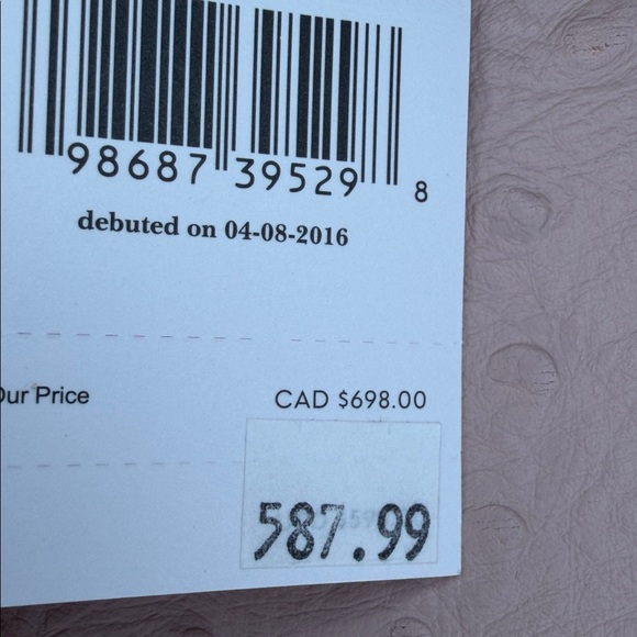 Kate Spade NWT $587 Retail Tags structure blush pebble leather Cross/shld bag - Picture 3 of 16